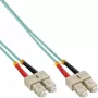Glasfaser-Duplexkabel SC/SC InLine 83510O 10m OM3 50/125µm