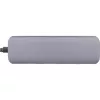 InLine USB 3.2 Hub, USB-C auf 4x USB A 10 Gb/s, Aluminium, grau