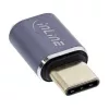InLine USB4 Adapter USB-C Stecker/Buchse Aluminium grau 35900A