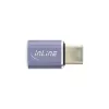 InLine USB4 Adapter USB-C Stecker/Buchse Aluminium grau 35900A