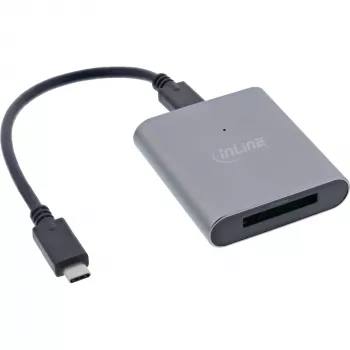 InLine Kartenleser USB 3.2 USB-C oder USB-A, für CFexpress Typ B Karten
