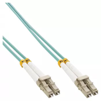 Glasfaser-Duplexkabel LC/LC InLine 88547O 50/125µm OM3 7,5m