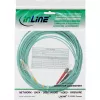 Glasfaser-Duplexkabel LC/ST InLine 88502O 50/125µm OM3 2m