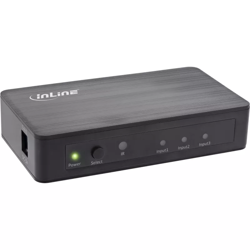 InLine HDMI Switch, 3 Port, 4K2K@60Hz, HDCP 2.2
