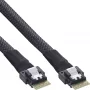 InLine schlank SAS Kabel, SFF-8654 zu SFF-8654, 24Gb/s, 1m
