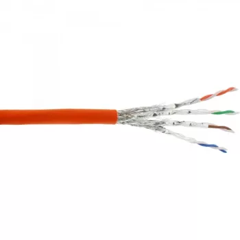 InLine Installationskabel Cat.7a PiMF 4x2x0.58 AWG23, 1200MHz, LSZH, 100m