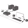 InLine Kabel KVM Switch, 2-Port, DisplayPort 1.2, 4K, USB, Audio