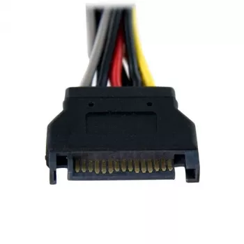 StarTech.com 15 cm SATA-Strom-Y-Splitterkabel-Adapter - M/F