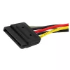 StarTech.com 15 cm SATA-Strom-Y-Splitterkabel-Adapter - M/F