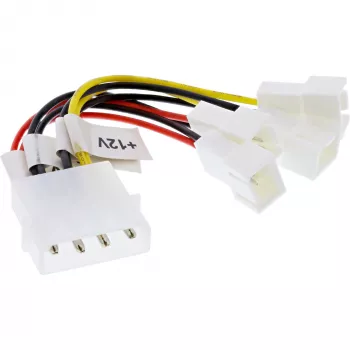 InLine Lüfter-Adapterkabel 2x 12V und 2x 5V für 4 Lüfter 33005B