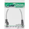 InLine Patchkabel SF/UTP Cat.5e transparent 0,3m