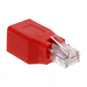 InLine Crossover-Adapter RJ45 Stecker auf Buchse 69994K
