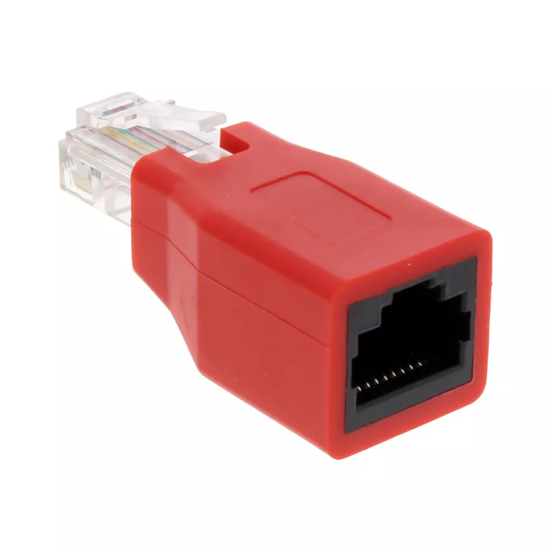 InLine Crossover-Adapter RJ45 Stecker auf Buchse 69994K