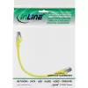 InLine Patchkabel, S/FTP (PiMf), Cat.8.1, 2000 MHz, halogenfrei, gelb, 0,3 m