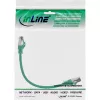 InLine Patchkabel, S/FTP (PiMf), Cat.8.1, 2000MHz, halogenfrei, grün, 0,25m