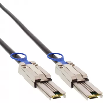 InLine SAS-Kabel, Mini-SAS 26-polig SFF-8088 auf Mini-SAS 26-polig SFF-8088, 0,5 m