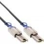 InLine SAS-Kabel, Mini-SAS 26-polig SFF-8088 auf Mini-SAS 26-polig SFF-8088, 0,5 m