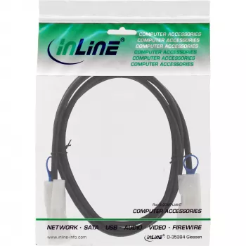 InLine SAS-Kabel, Mini-SAS 26-polig SFF-8088 auf Mini-SAS 26-polig SFF-8088, 0,5 m