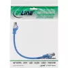 InLine Patchkabel S/FTP PiMF Cat.8.1 halogenfrei 2000MHz blau, 0,25m