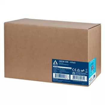 Lüfter ARCTIC S8038-10K 80 mm 102 cfm Doppelkugellager Schwarz