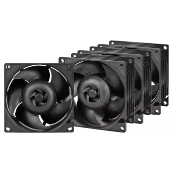 Lüfter ARCTIC S8038-10K 80 mm 102 cfm Doppelkugellager Schwarz