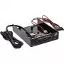 InLine 4-Port USB 3.0 Panel-Hub für 3,5-Zoll-Diskettenlaufwerksschacht, schwarz