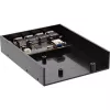 InLine 4-Port USB 3.0 Panel-Hub für 3,5-Zoll-Diskettenlaufwerksschacht, schwarz