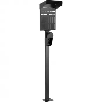 InLine Universal Wallbox-Ständer mit EV-Ladekabelhalter, schwarz