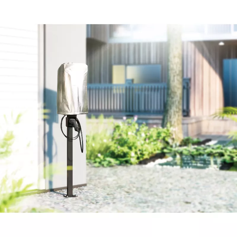 InLine Universal Wallbox-Ständer mit EV-Ladekabelhalter, schwarz
