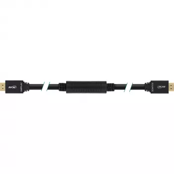 InLine High Speed HDMI-Kabel mit Ethernet, aktiv, M/M, schwarz, vergoldete Kontakte, 40 m