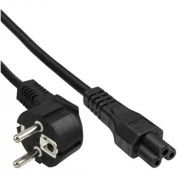 Netzkabel InLine 16657D für Notebook Schwarz 2 m