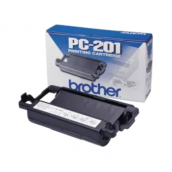Brother Fax-Kassette, Fax-Kassette + Farbband, 420 Seiten, Schwarz, Brother FAX-1010, FAX-1020, FAX-1030, FAX-1020e, FAX-1030e, FAX-1020Plus, FAX-1030Plus, Thermotransfer, 1 Stk.