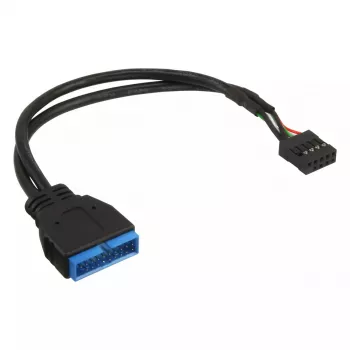 InLine USB 2.0 auf 3.0 internes USB-Header-Kabel 33449I