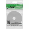 Kabelbinder-Klettband InLine 10 m × 16 mm weiß – wiederverwendbarer Klettkabelbinder