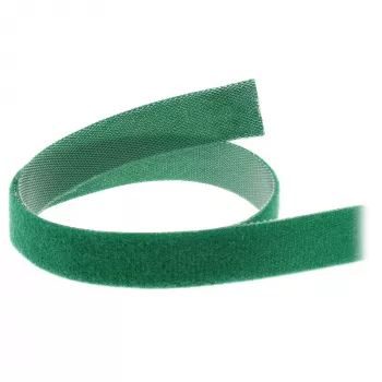 Kabelbinder mit Klettverschluss InLine Band 16 mm, 10 m, grün