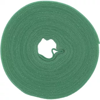 Kabelbinder mit Klettverschluss InLine Band 16 mm, 10 m, grün