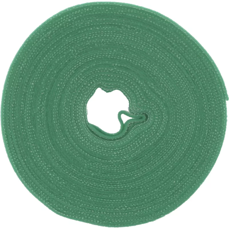 Kabelbinder mit Klettverschluss InLine Band 16 mm, 10 m, grün