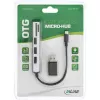 InLine USB OTG Kartenleser & 3-Port USB 2.0 Hub für SDXC & microSD + Adapter