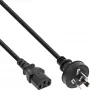InLine B-16652F Stromkabel Schwarz 1,8 m Netzstecker Typ I C13-Kupplung