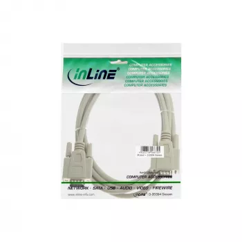 VGA-Kabel 15 Pin HD Stecker / Stecker beige 10m InLine 17712E