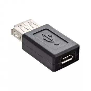 Micro-USB Adapter InLine 31613 USB A Buchse auf Micro-USB B Buchse