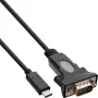 InLine USB-C zu Seriell-Adapterkabel, USB-C Stecker / DB9 Stecker, 1,8 m