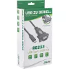 InLine USB-C zu Seriell-Adapterkabel, USB-C Stecker / DB9 Stecker, 1,8 m