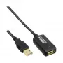 InLine USB 2.0 aktives Signalrepeater-Kabel Typ A Stecker / A Buchse, 5m