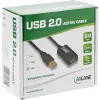 InLine USB 2.0 aktives Signalrepeater-Kabel Typ A Stecker / A Buchse, 5m