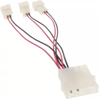 InLine PC-Lüfter-Adapterkabel 12V / 5V für bis zu 3 Lüfter 33005A