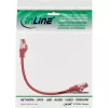 InLine Patchkabel S/FTP PiMF Cat.6 250MHz PVC Kupfer rot 0.25m