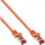 InLine Patchkabel S/FTP PiMF Cat.6 250MHz PVC Kupfer orange 10m