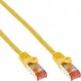 InLine Patchkabel S/FTP PiMF Cat.6 250MHz PVC Kupfer gelb 0,3m