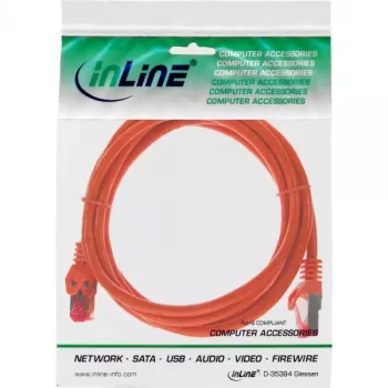 InLine Patchkabel S/FTP PiMF Cat.6 250MHz PVC Kupfer orange 0,3m